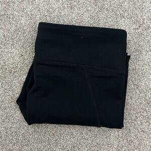 Fabletics‎ Black Cropped Active Athletic Leggings Size Medium